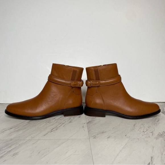 Franco Sarto Elese Brown Leather Bootie 9M - Picture 7 of 14